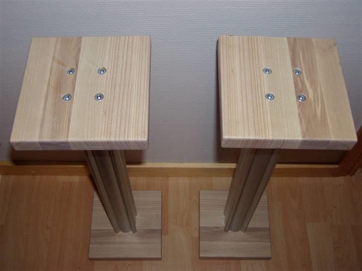 Udvikling i anlægget - De første hjemmelavede standere. billede 3