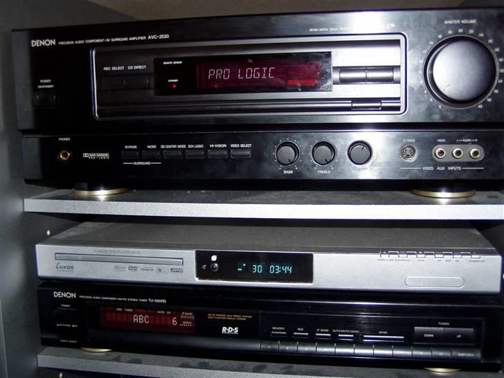 Udvikling i anlægget - Denon AVC 2530
Luxor DVD
Denon TU-580RD - Radio billede 9