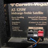 Cerwin-Vega! AT-12SW og Denon PMA-737