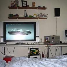 Hjemmebiograf 32" lcd + det løse