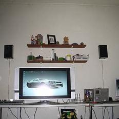 Hjemmebiograf 32" lcd + det løse