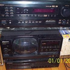 Musikanlæg denon avr 1802