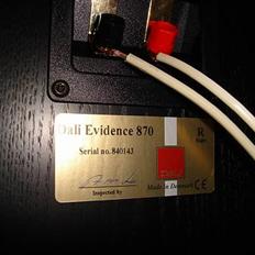 Musikanlæg Silverline/Dali Evidence