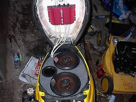 Scooterstereo Pioneer Jog-Anlæg billede 1