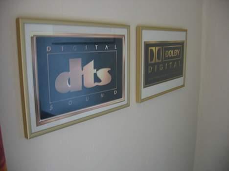 Hjemmebiograf Porkyheads mini-hjemmebio - DTS og Dolby-skilte billede 6