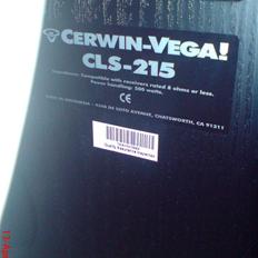 Musikanlæg yamaha og cerwin vega