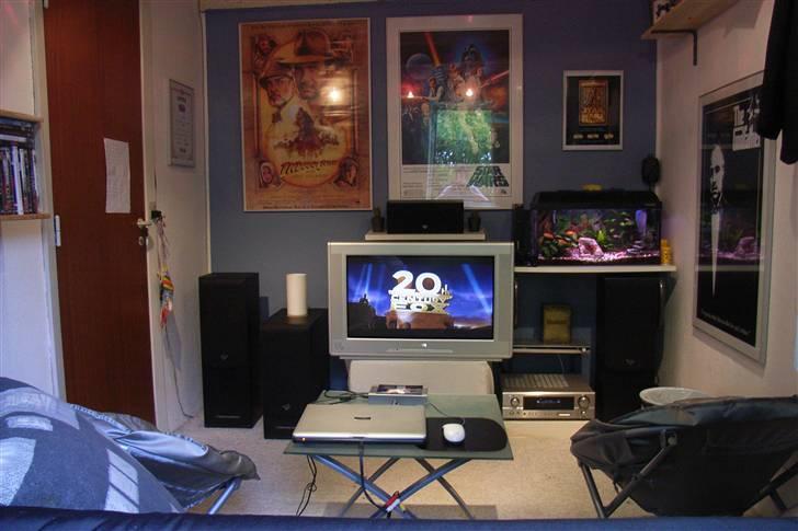 Hjemmebiograf Denon & CV! 5.1 surround - Overbliksbillede (m. frontstof) billede 1