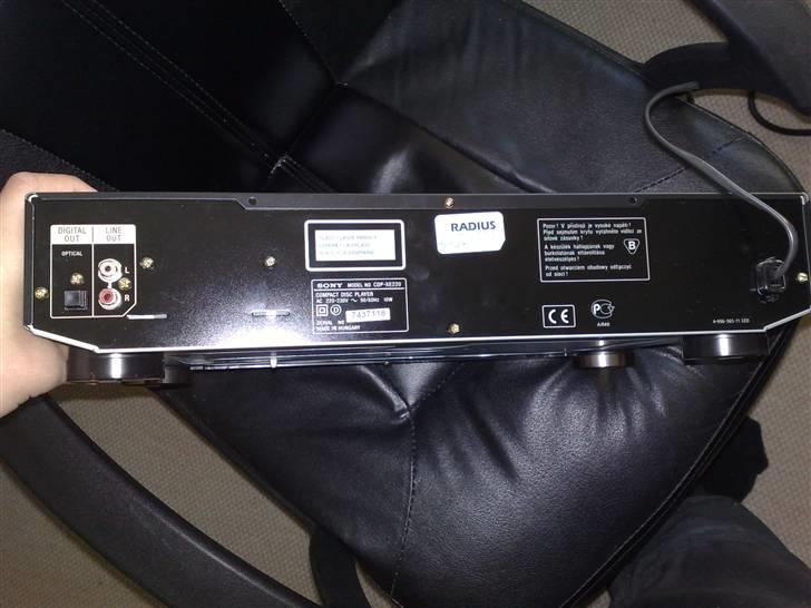 Hjemmebiograf NAD, Jamo og Samsung - Sony CD-afspilleren bagfra billede 12