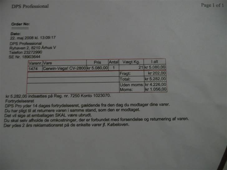 Hjemmebiograf CerwinVega Sherwood Sony - Min ordre på 1 stk. arbejdshest - læg mærke til prisen kontra hvad den nu koster :o) billede 20