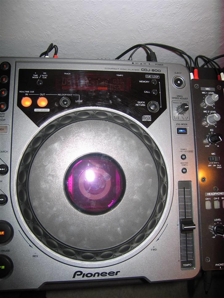 Diskoteksanlæg 2*CDJ 800 - 1*DJM [SOLGT] billede 4