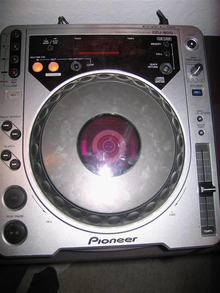Diskoteksanlæg 2*CDJ 800 - 1*DJM [SOLGT] billede 5