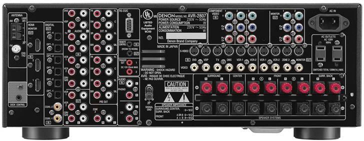 Hjemmebiograf Denon/B&W/NAD/Logitech - AVR 2807 billede 5