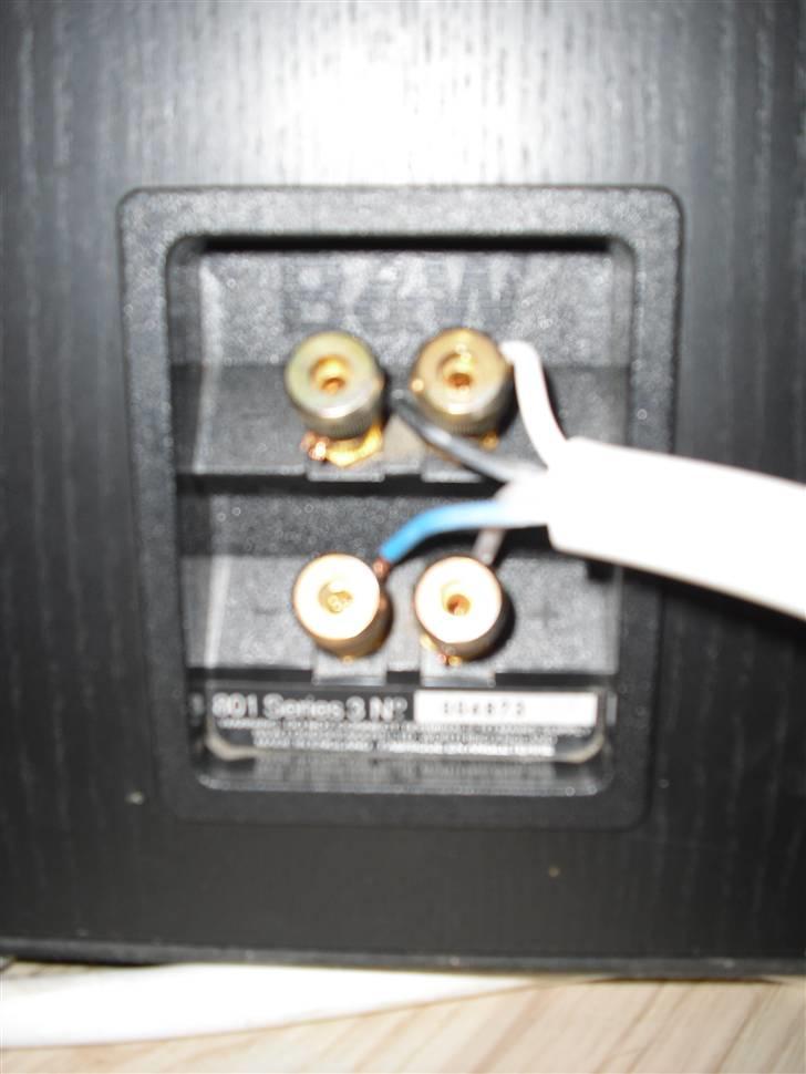 Musikanlæg Nad / B&W. - Bi-amping, men måske skal jeg prøve brokobling istedet....Hmm..... Jeg har lige købt nye stik (Argon), det er jo lidt nemmere, og ser bedre ud....... billede 6