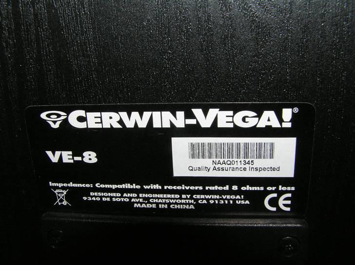 Musikanlæg Denon*Cerwin Vega billede 10