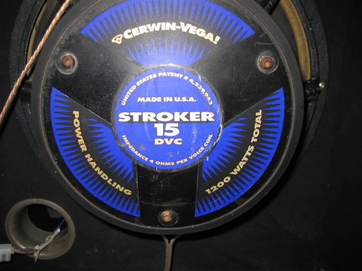 Musikanlæg seriøst anlæg i golf 2 - dobbel 4ohm Cervin vega stroker 15" billede 7