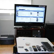 Hjemmebiograf denon b&w solgt.