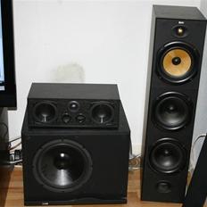 Hjemmebiograf denon b&w solgt.