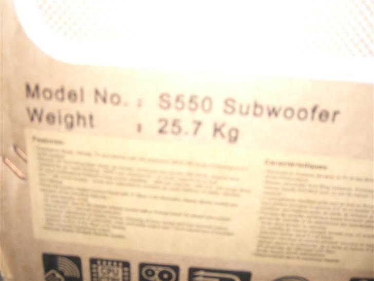 Computeranlæg Edifier S550 3*10" Subs! - Sub´en ! En af de tunge drenge .. billede 3