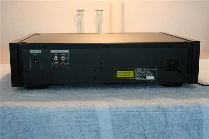Musikanlæg Sony ES - Series (projekt - Min Dejlige CDP-X555ES cdafspiller Bagfra, Dejligt med Digital,  billede 4