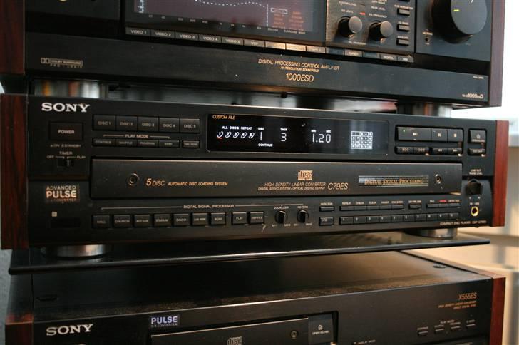 Musikanlæg Sony ES - Series (projekt - De 2 effekt blokke, i et lysere skær og uden kabelrodet billede 19