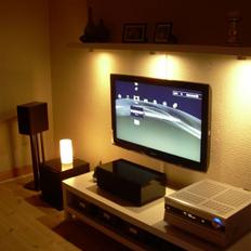 Hjemmebiograf B&W & Onkyo i stuen