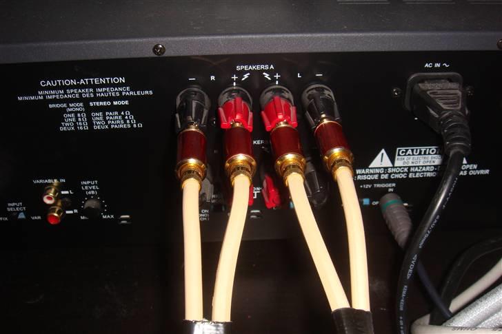 Hjemmebiograf Denon, NAD, Dali, (OLD) - Bagsiden af den ene af mine C272´ere. billede 17