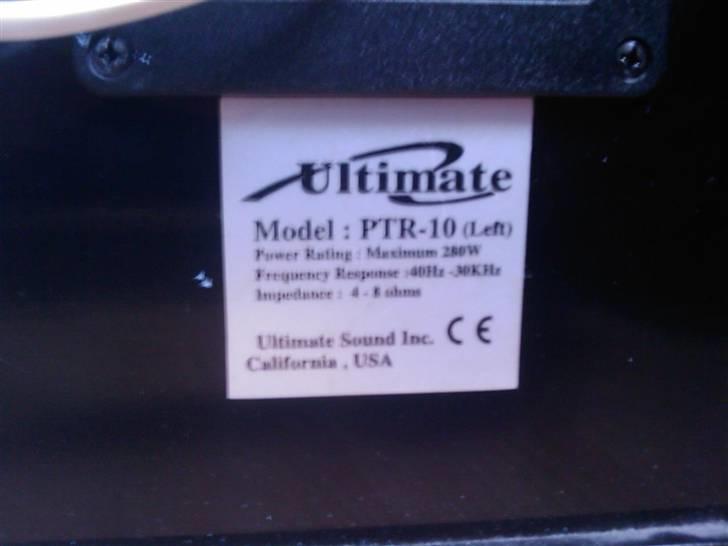 Hjemmebiograf Technics, Ultimate mm.  billede 3