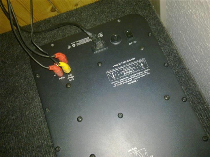 Hjemmebiograf Onkyo, Scandyna og Mivoc - Jamo subwoofer forstærker. billede 13