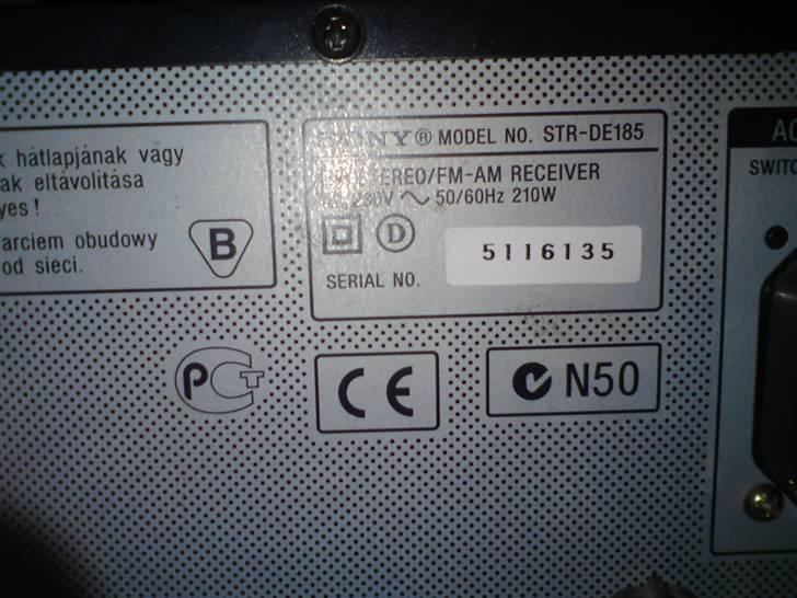 Musikanlæg Cerwin Vega + Nad - bagved sony reciver billede 13