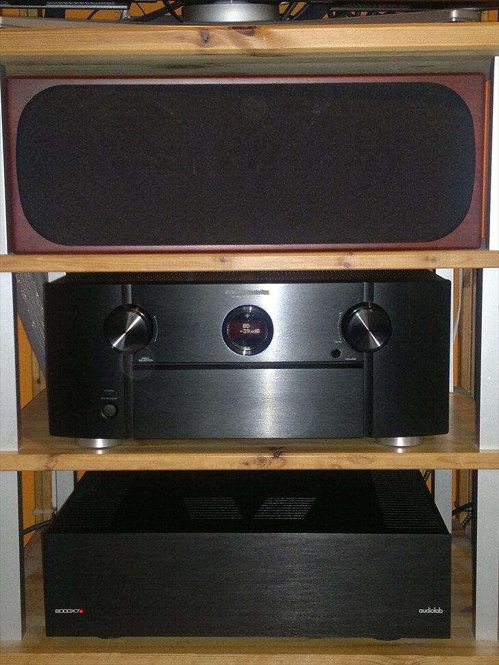 Hjemmebiograf Marantz AV 7005, Audiolab & Monitor Audio billede 3