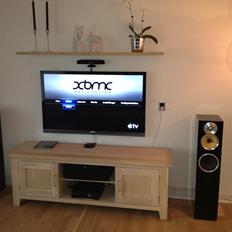 Musikanlæg Stereo TV Stue B&W, XTZ, Apple og Sony