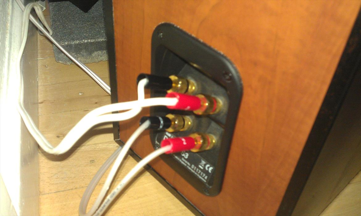 Hjemmebiograf B&W, Denon og Van Den Hul - Biwiring billede 9