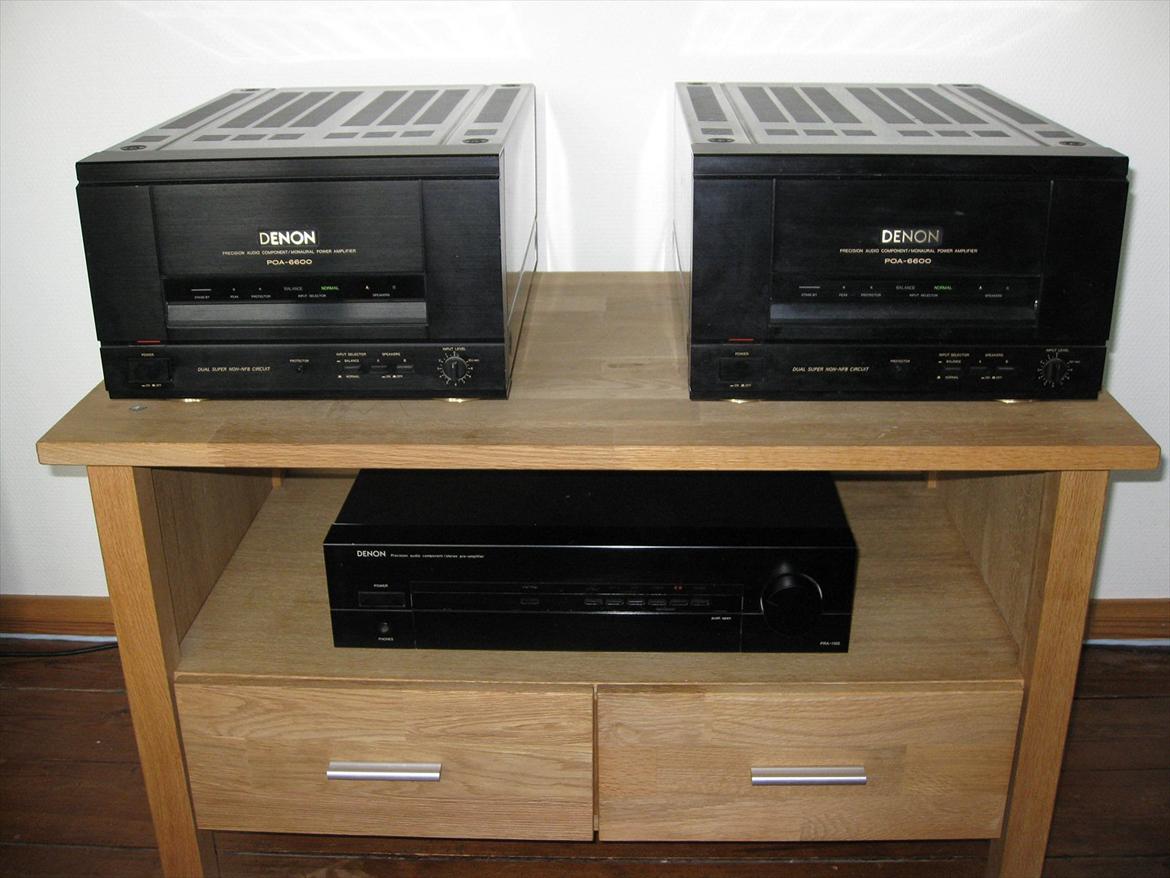 Musikanlæg Denon & Cerwin-Vega! - De to POA6600 og PRA1100 der driver DC15´erne... billede 5