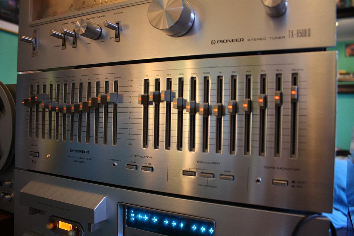 Musikanlæg Pioneer silver rack billede 3