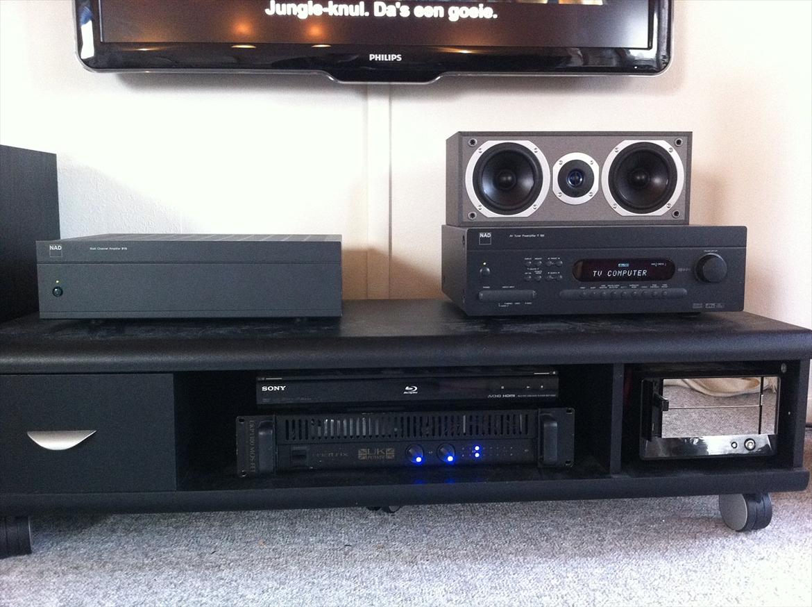 Hjemmebiograf min stue - centeren er kommet op og hænge efter billede 2