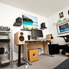 Computeranlæg "Sonus faber" med rør #old