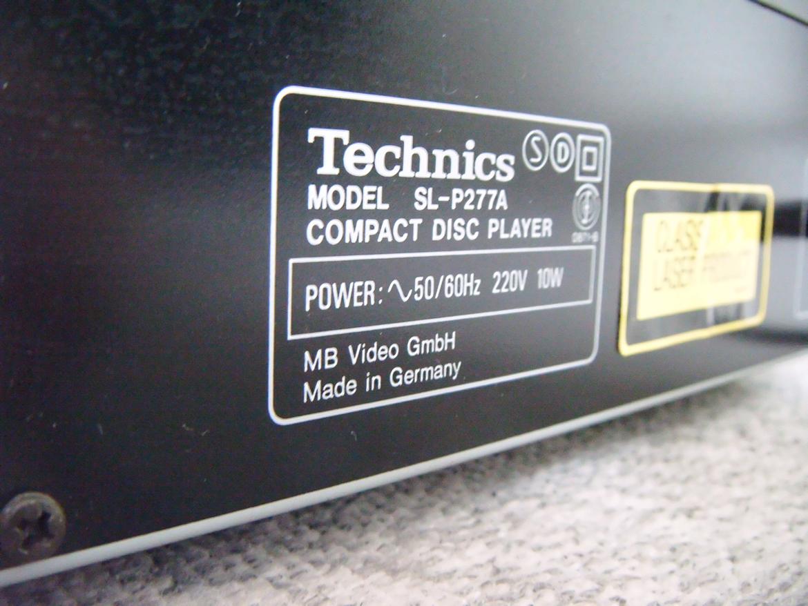 Musikanlæg Technics ( med skod højtaler ) billede 17