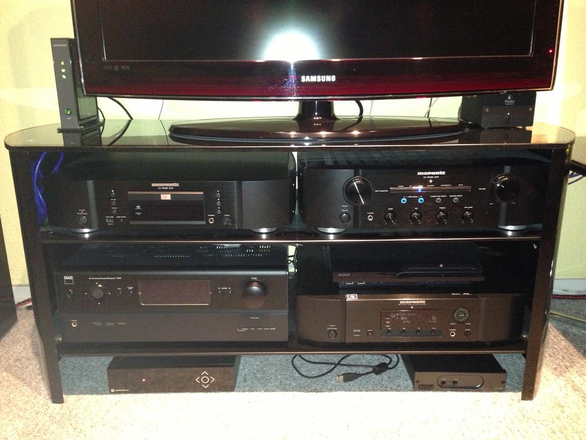 Hjemmebiograf Marantz, B&W, Rega, NAD & Pro-ject billede 3