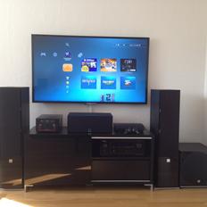 Hjemmebiograf Denon AVR, Dali Zensor, Sony 55" og HMPC