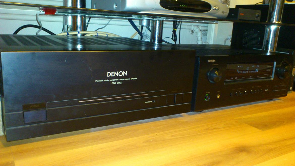 Hjemmebiograf 7.2 Dali & denon setup(gamle setup) - De 2 Forstærker.. Denon poa-2200 og AVR-3312 billede 8