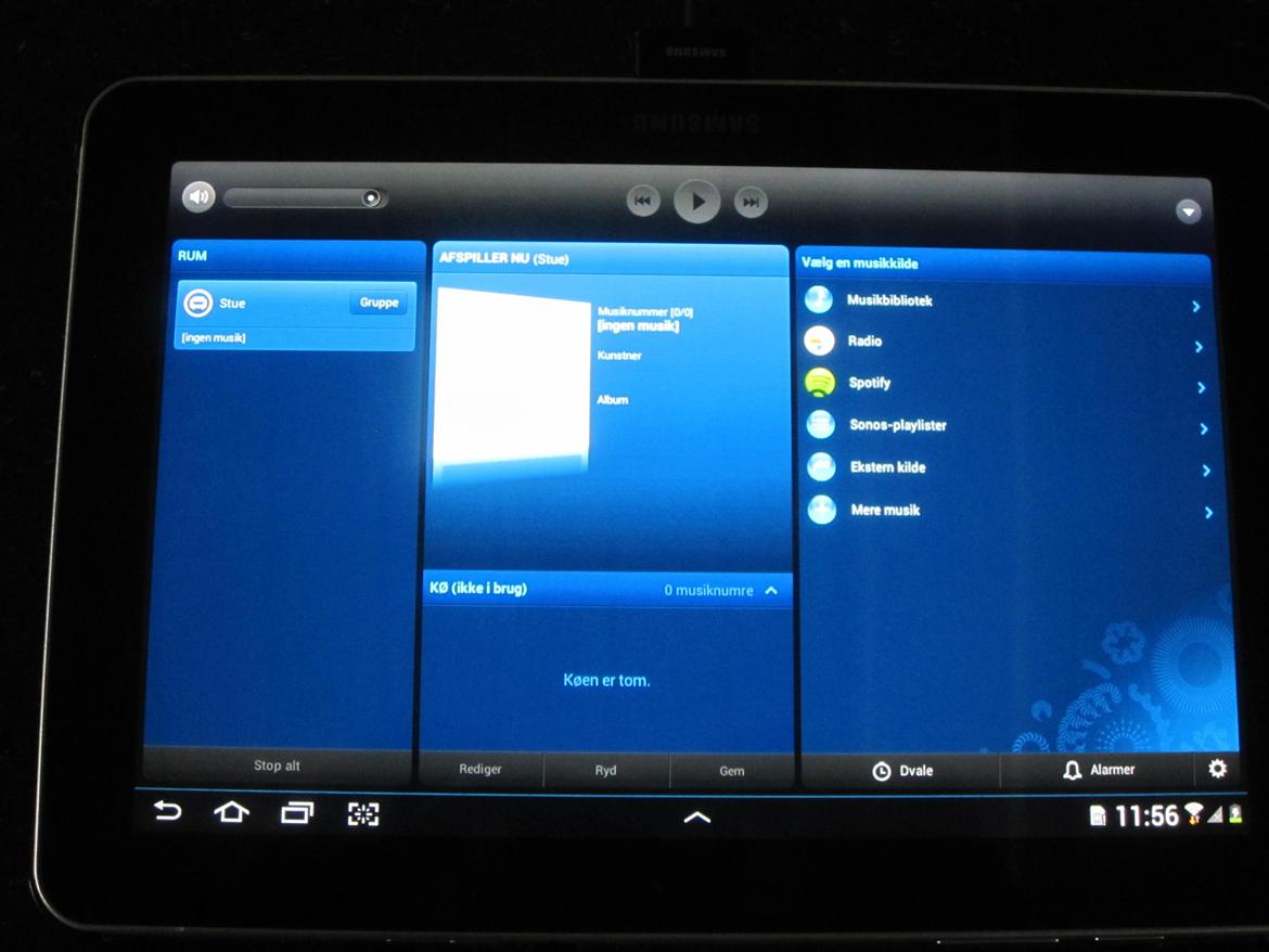 Hjemmebiograf Sony/Pioneer/Sonos - Styring af Sonos systemet. Samsung Galaxy Tab 10.1 + Ipad 2 billede 19