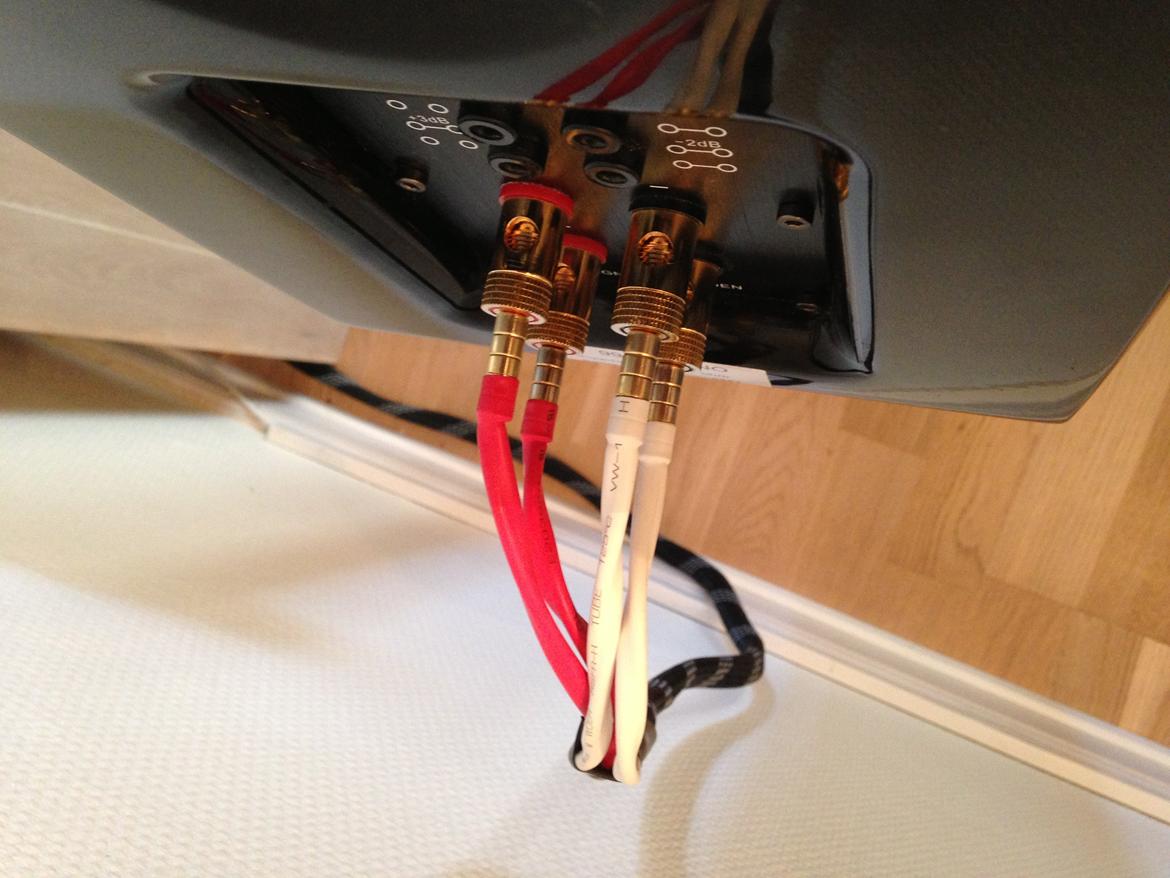 Musikanlæg XTZ Stereo - Accurate Twisted Exclusive 1,5mm højttaler kabler ombygget til bi-wiring billede 11