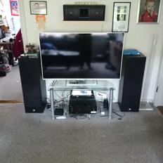 Hjemmebiograf Mit gamle setup