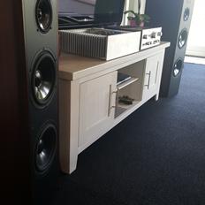 Musikanlæg Dali og Bow hypex