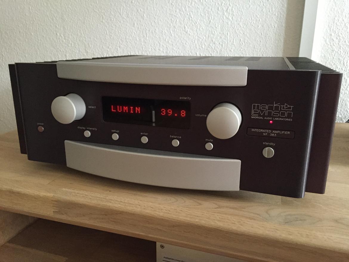 Musikanlæg ML, Lumïn & Raidho - Den herlige Mark Levinson 383 :-) billede 13