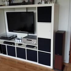 Musikanlæg Monitor audio bx5/yamaha r-s700