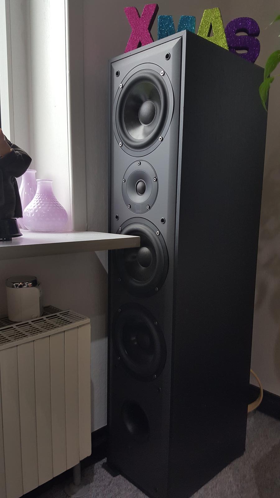 Hjemmebiograf 5.2 Dali & denon setup - Dali blue 6006 uden stof beklæding billede 11