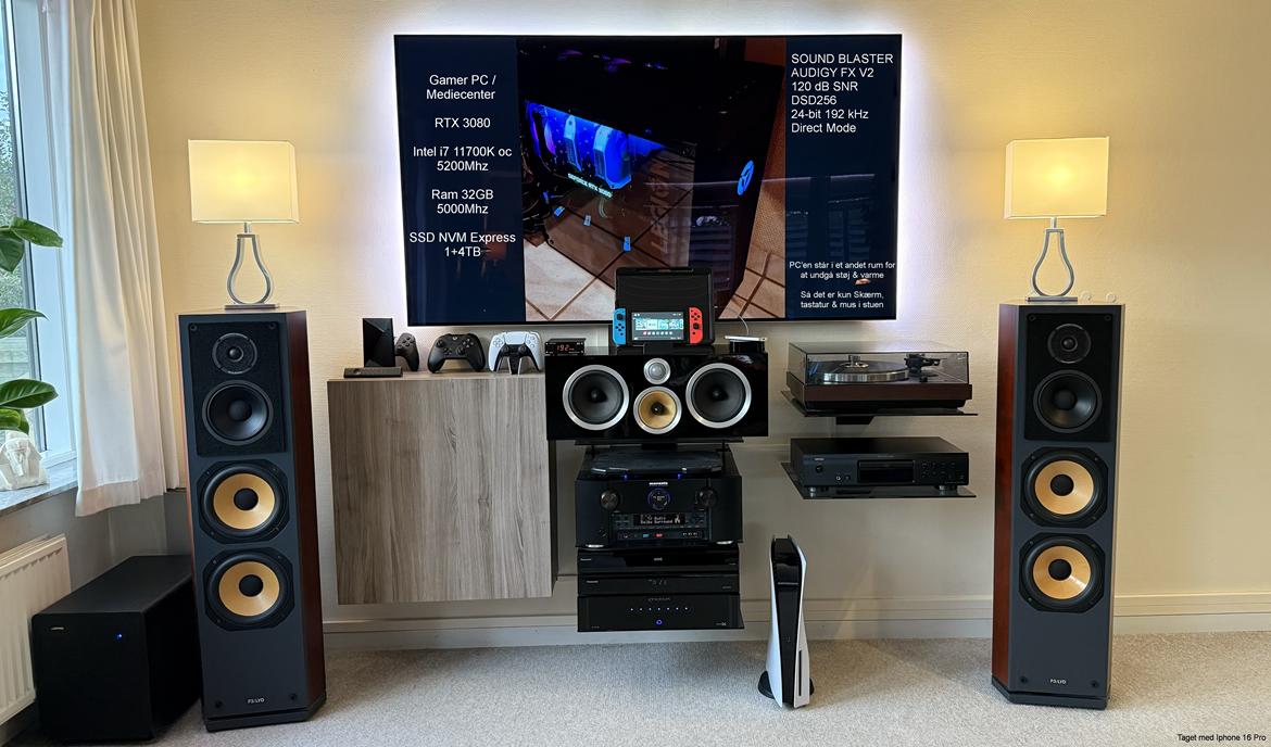 Musikanlæg Stue Dolby Atmos 7.2.4 billede 3