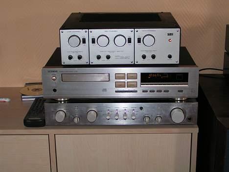 Musikanlæg Luxman anlæg - hele anlægget (Luxman C-12 forforstærker, Luxman D-322 & Luxkit A2003 delefilte) billede 5