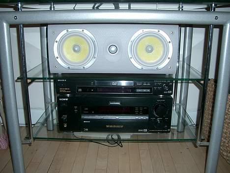 Hjemmebiograf B&W stue - Centeren med de blottede kevlar membraner + anlæg billede 5